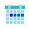Icon of a monthly calendar