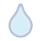 Icon of a clear drop of liquid