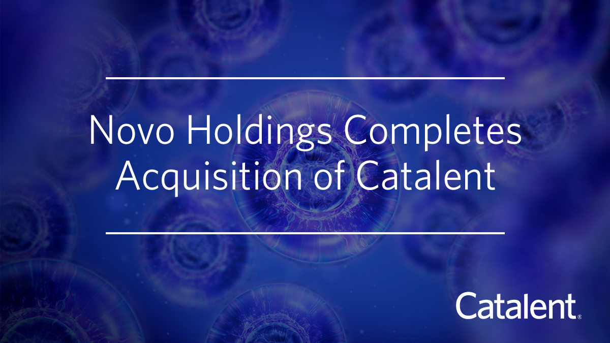 Novo Holdings Completes Acquisition of Catalent